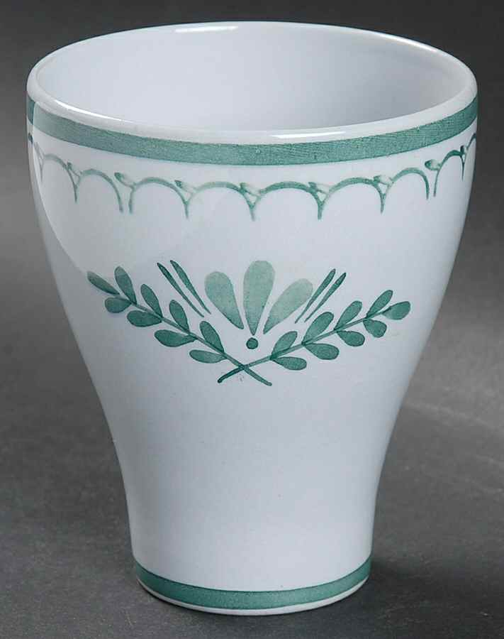 Green Thistle Tall China Tumbler by Arabia of Finland-1