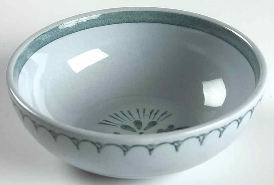 Green Thistle Coupe Cereal Bowl by Arabia of Finland-1