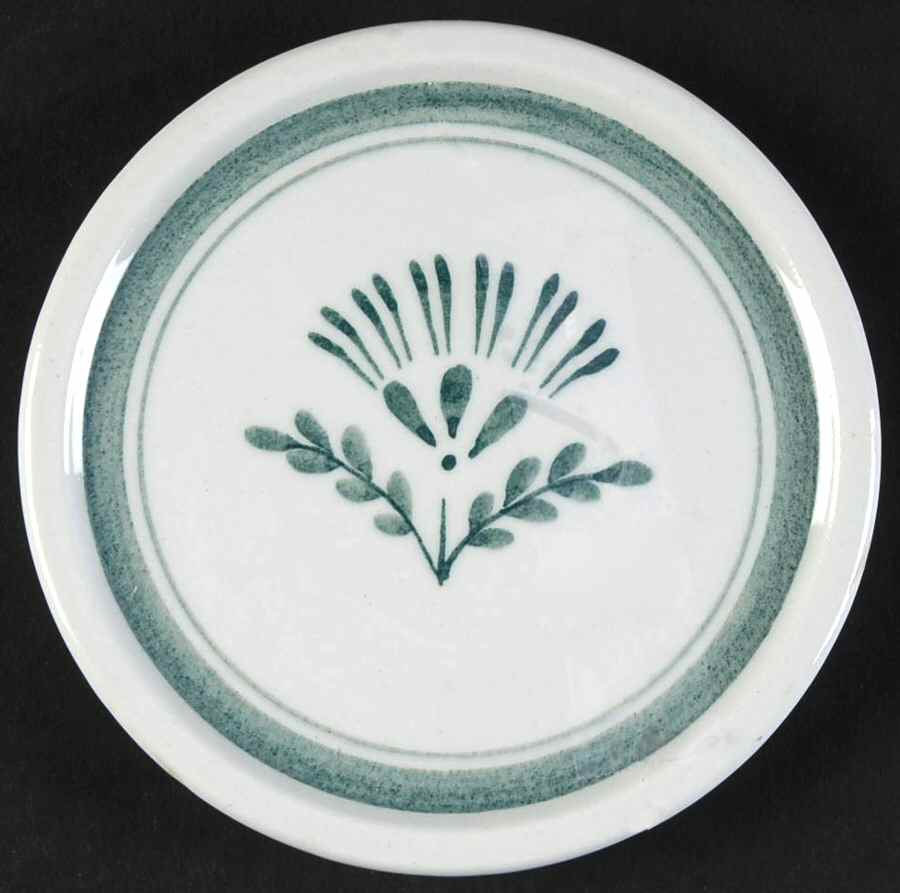 Green Thistle Coaster by Arabia of Finland-1