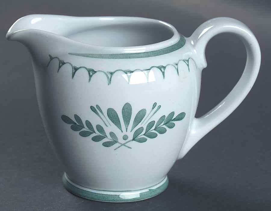 Green Thistle Creamer by Arabia of Finland-1