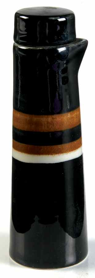 Inari Brown Cruet with Lid/Stopper by Arabia of Finland-1