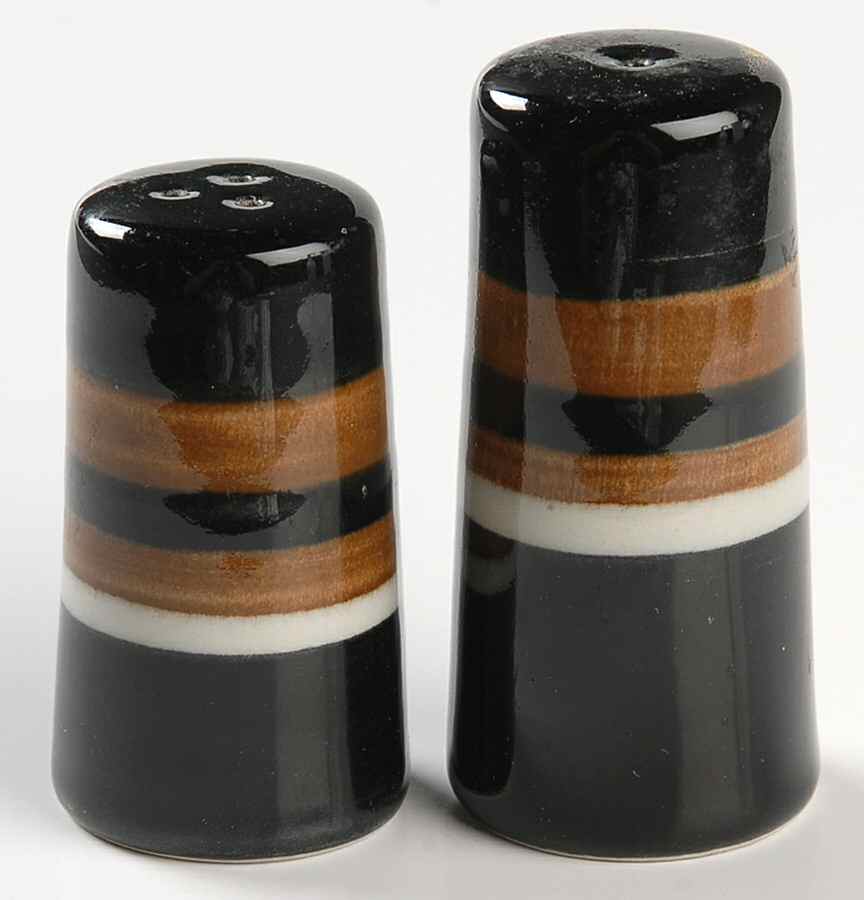 Inari Brown Salt & Pepper Set by Arabia of Finland-1