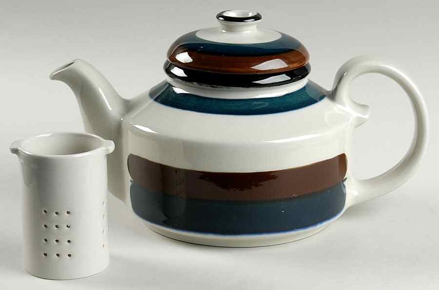 Kaira Teapot & Lid with Infuser by Arabia of Finland-1