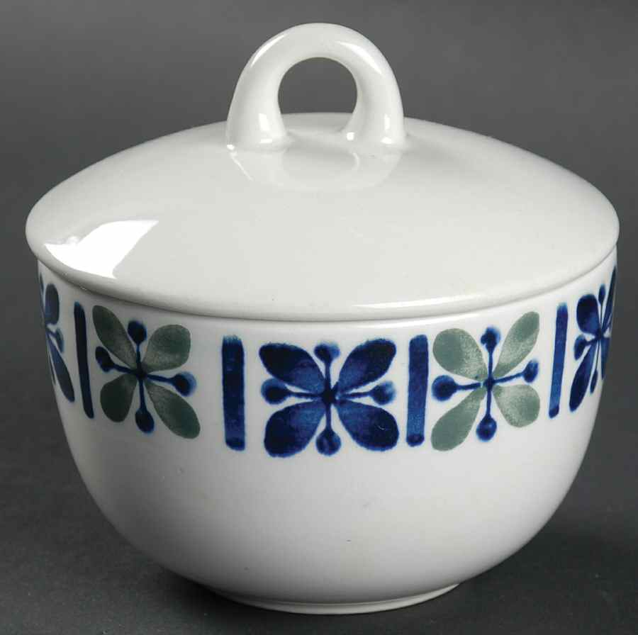 Katrilli Sugar Bowl & Lid by Arabia of Finland-1