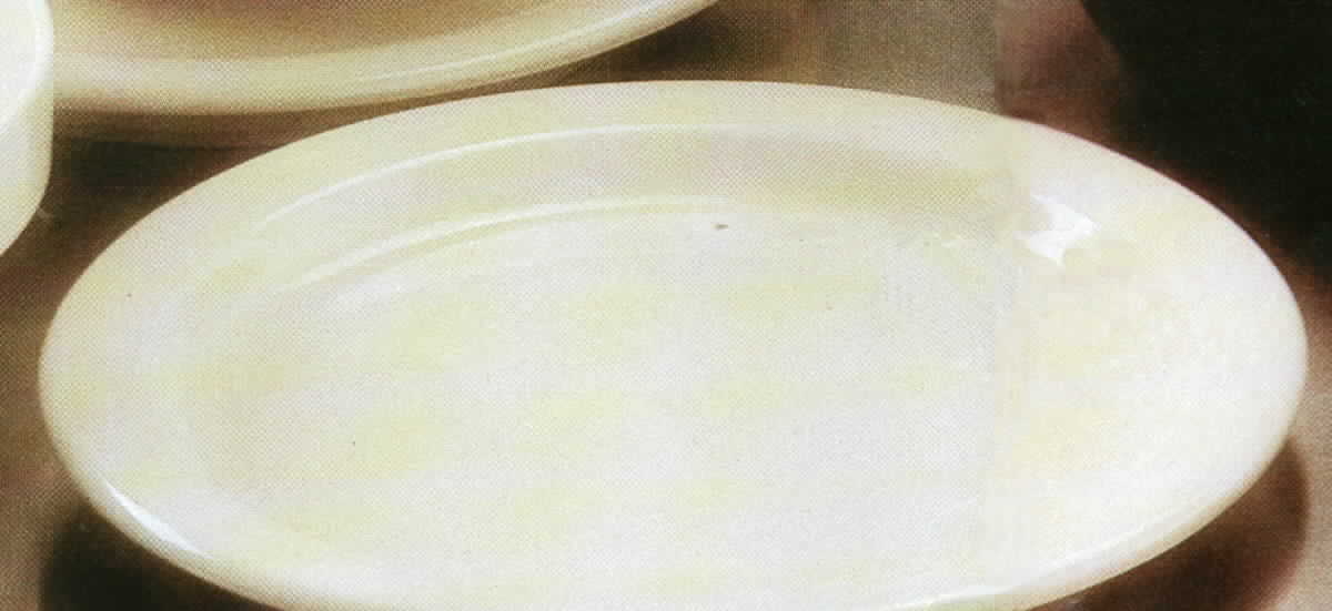 King Hot White Dinner Plate by Arabia of Finland-1