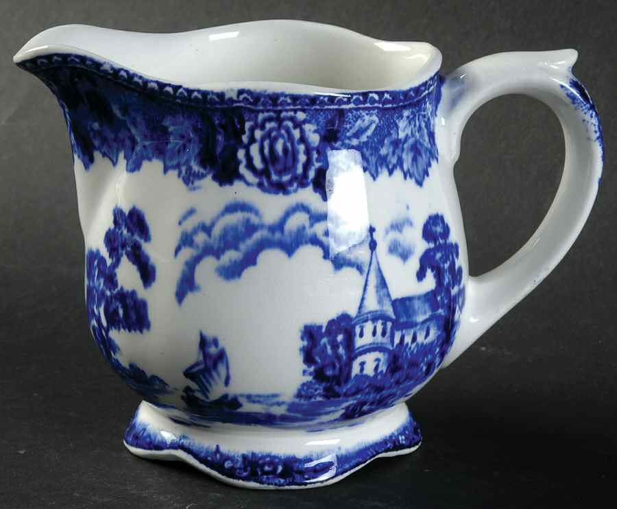 Landscape Blue Creamer by Arabia of Finland-1