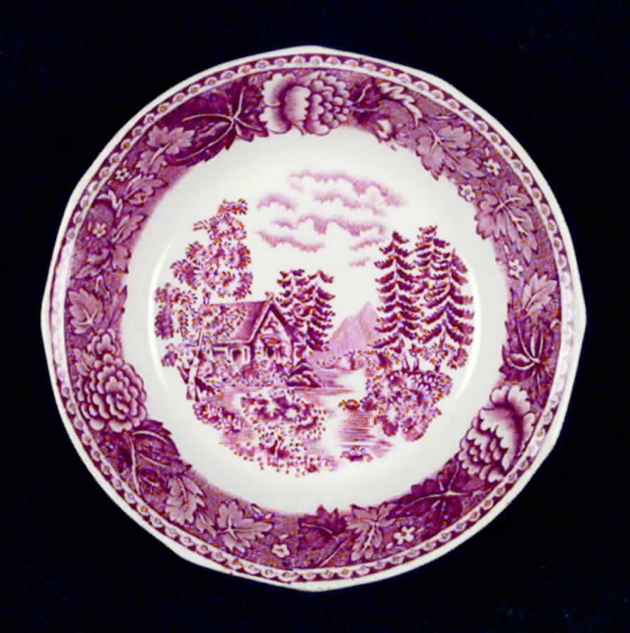 Landscape Red Fruit/Dessert (Sauce) Bowl by Arabia of Finland-1