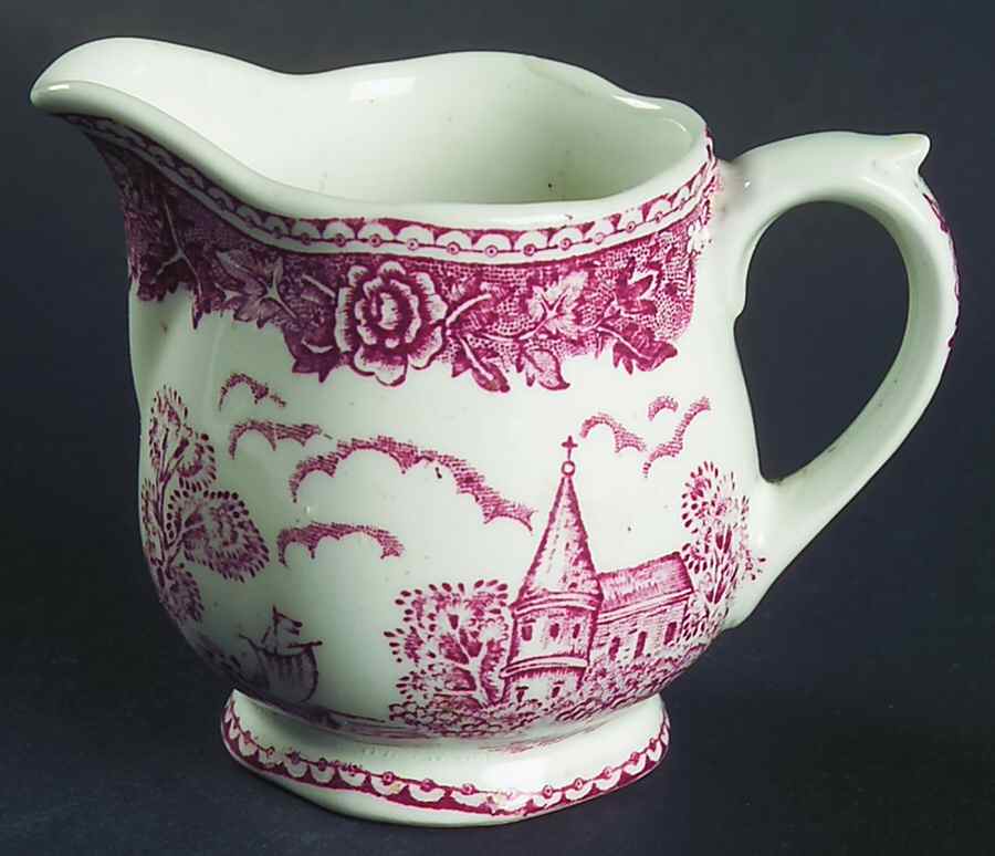 Landscape Red Mini Creamer by Arabia of Finland-1