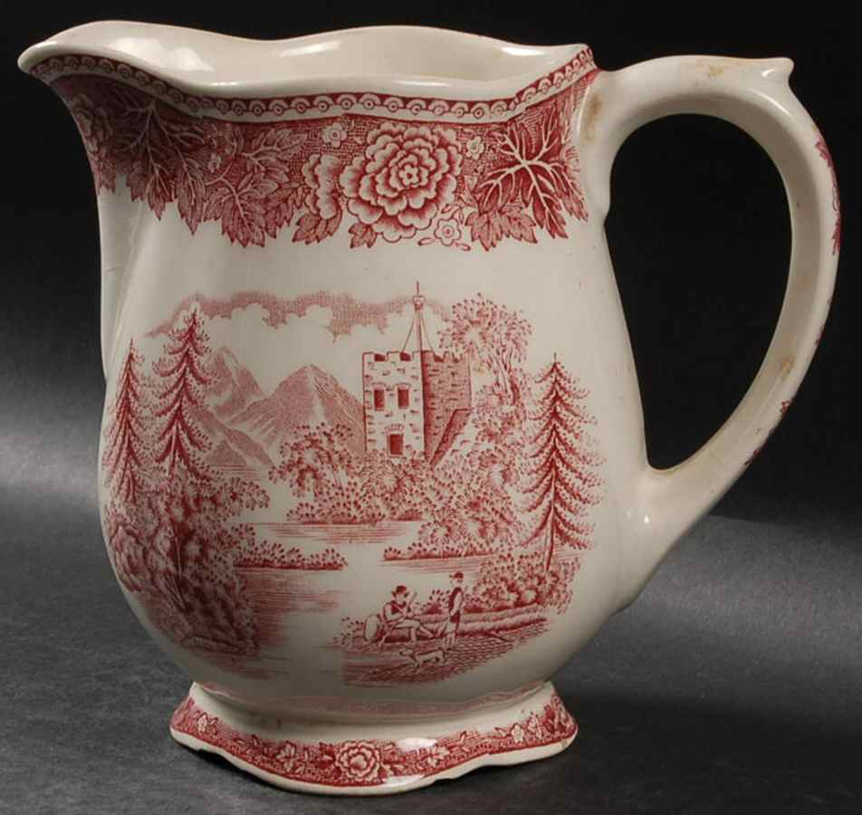 Landscape Red 24 Oz Pitcher by Arabia of Finland-1