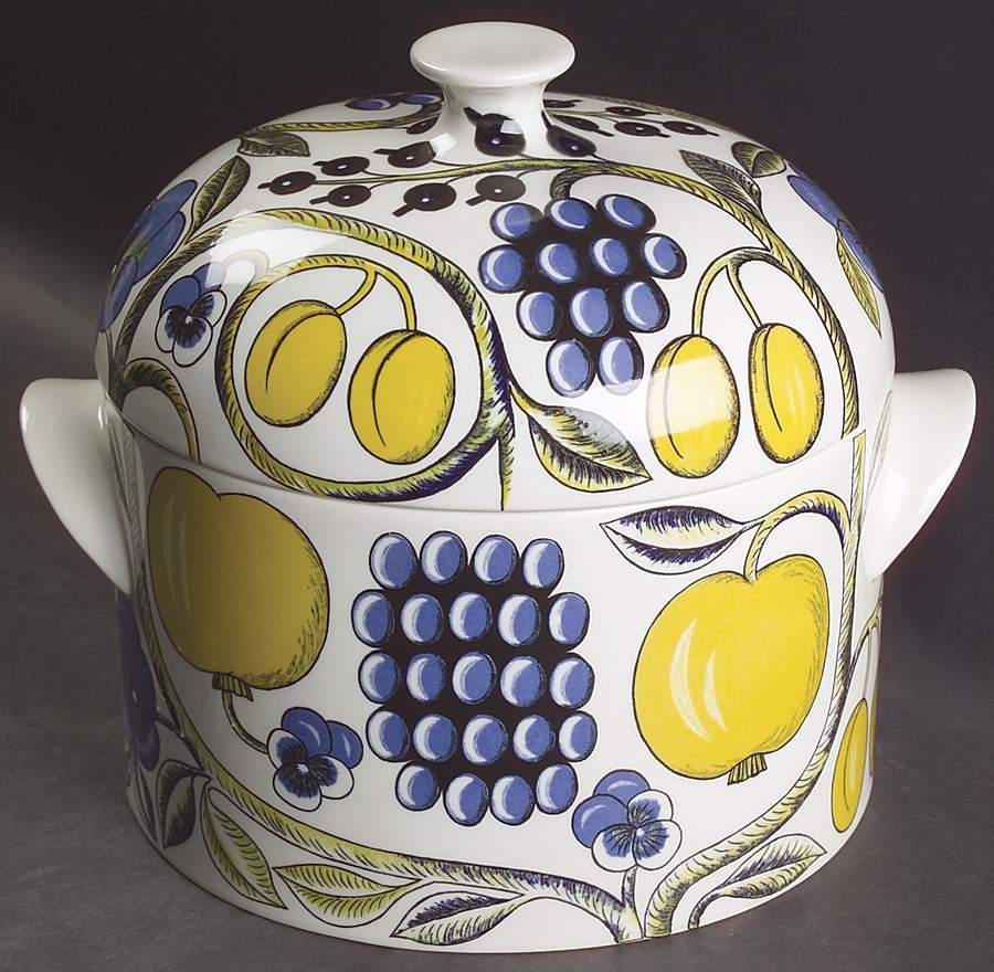 Paratiisi Tureen &  Lid by Arabia of Finland-1