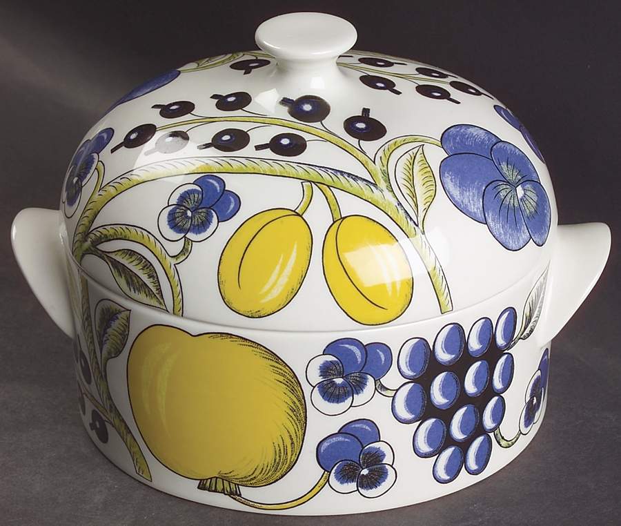 Paratiisi 1 Quart Oval Covered Casserole by Arabia of Finland-1
