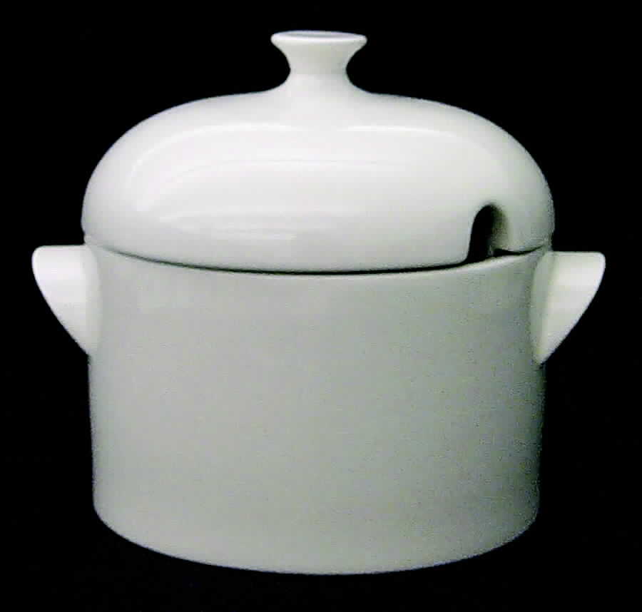 Paratiisi Black Tureen &  Lid by Arabia of Finland-1