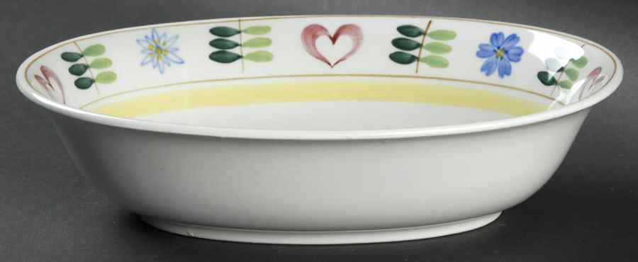 Pirtti 9" Oval Vegetable Bowl by Arabia of Finland-1