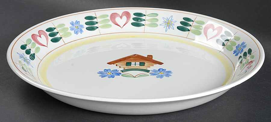 Pirtti 13" Deep Round Platter by Arabia of Finland-1