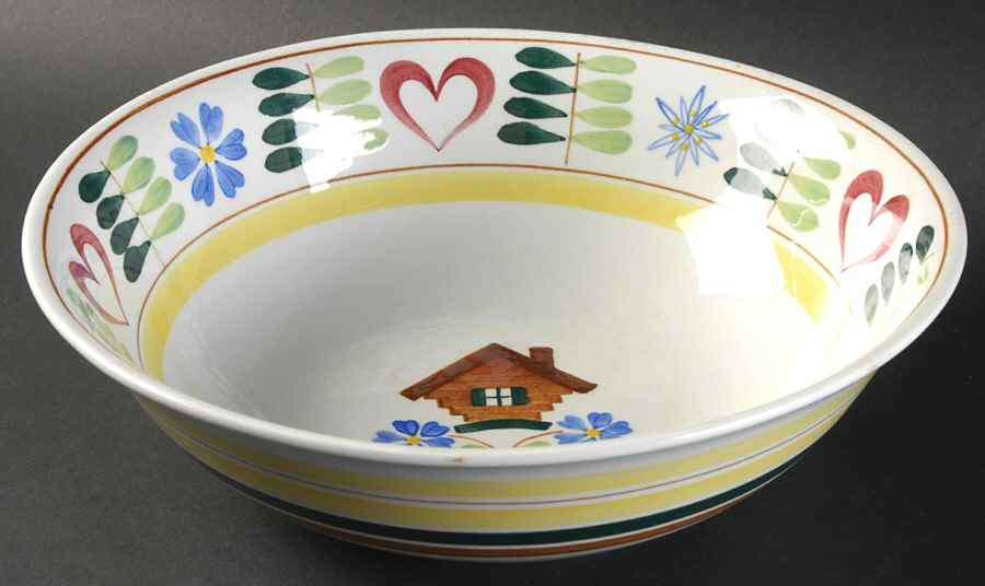 Pirtti 10" Round Vegetable Bowl by Arabia of Finland-1