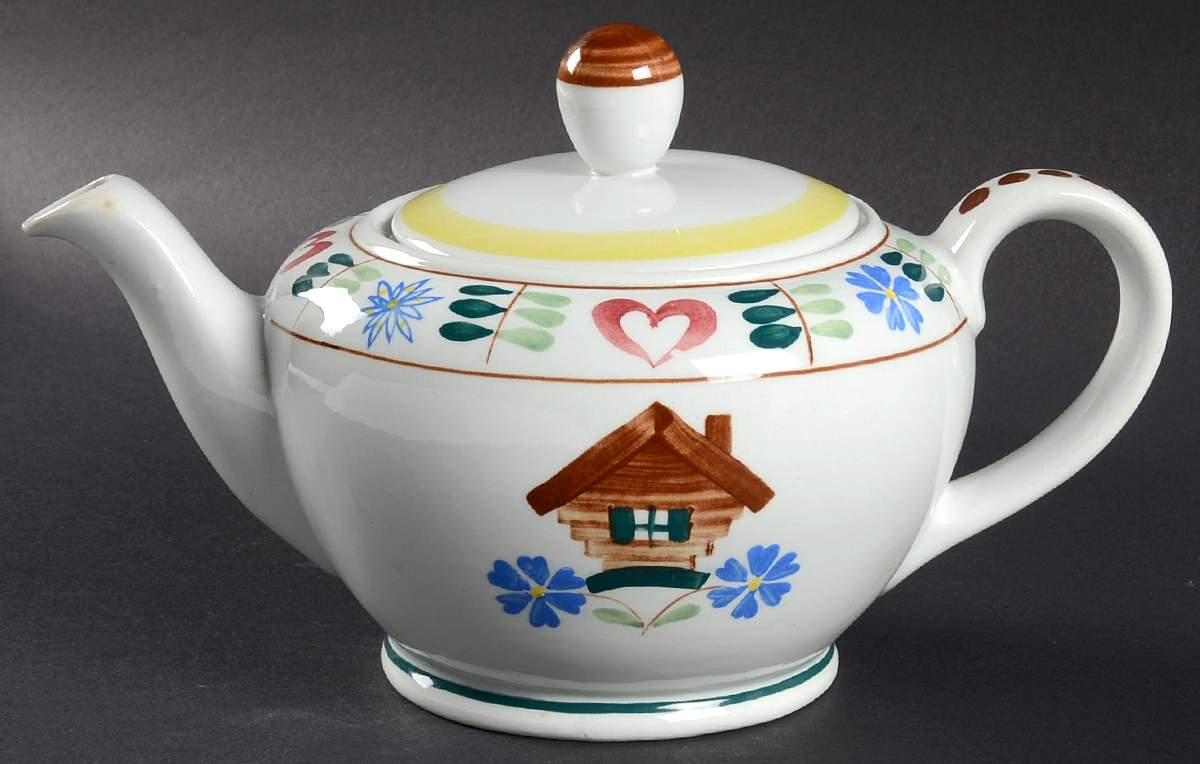 Pirtti Teapot & Lid by Arabia of Finland-1