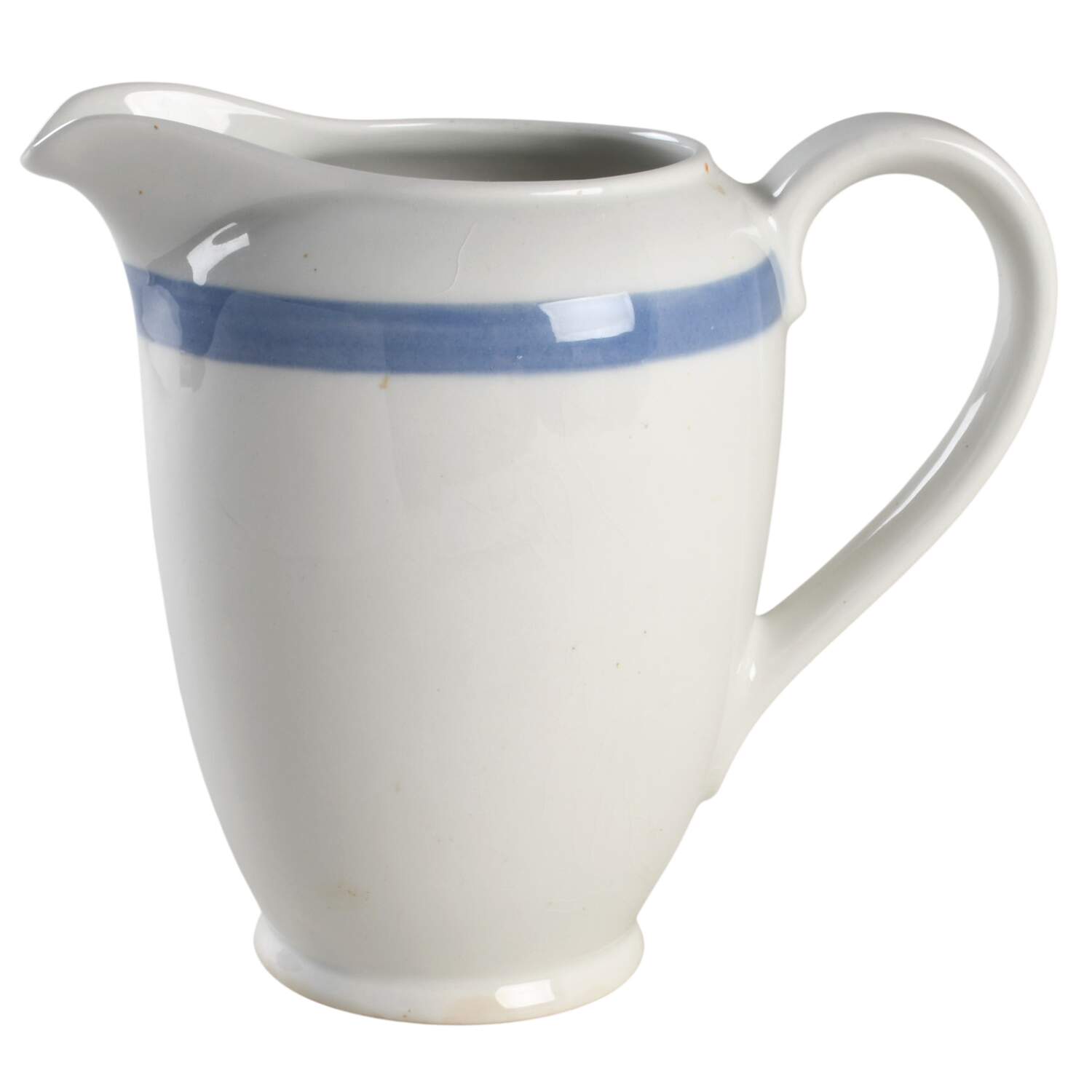 Ribbons Blue (White Background) 36 Oz Pitcher by Arabia of Finland-1