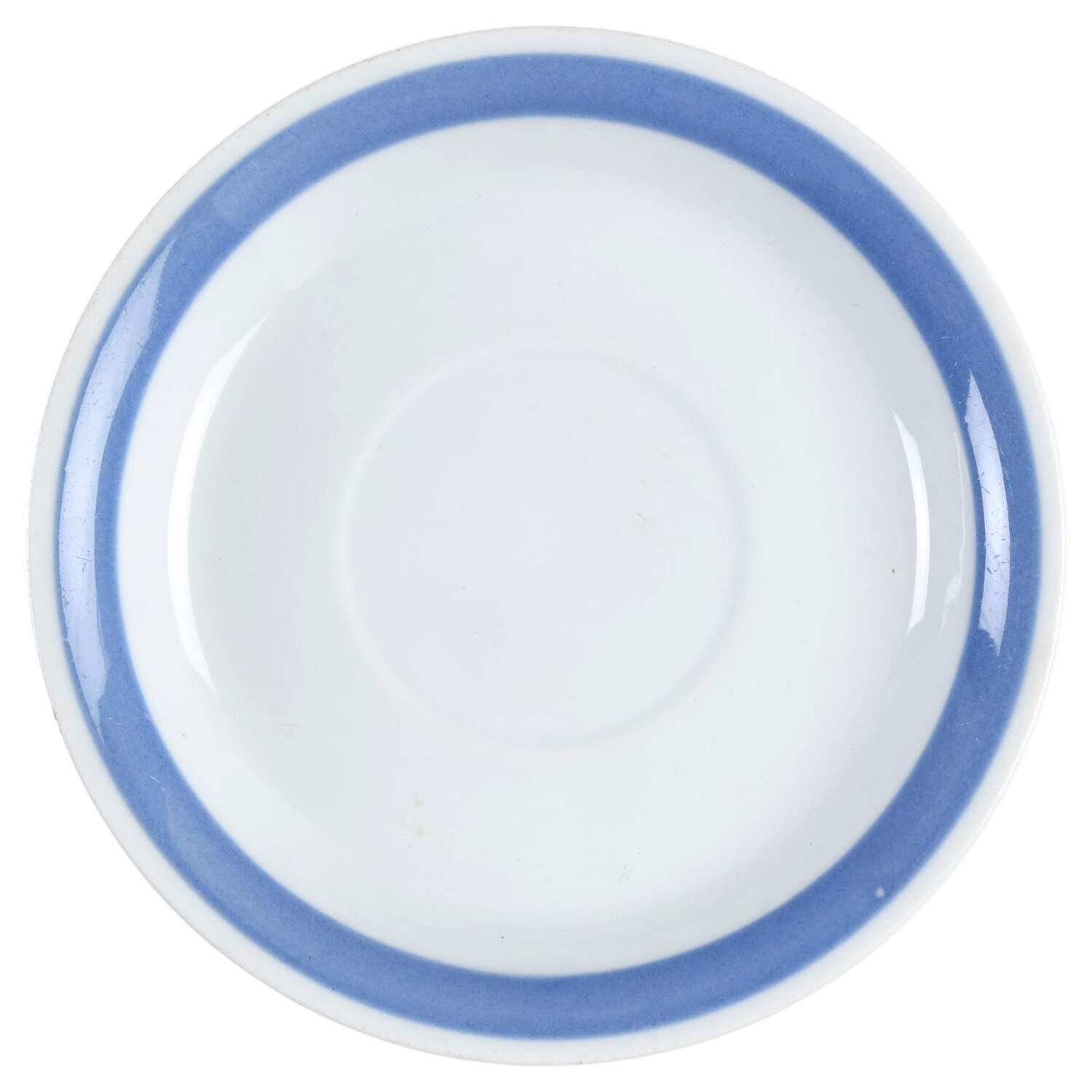 Ribbons Blue (White Background) Saucer by Arabia of Finland-1