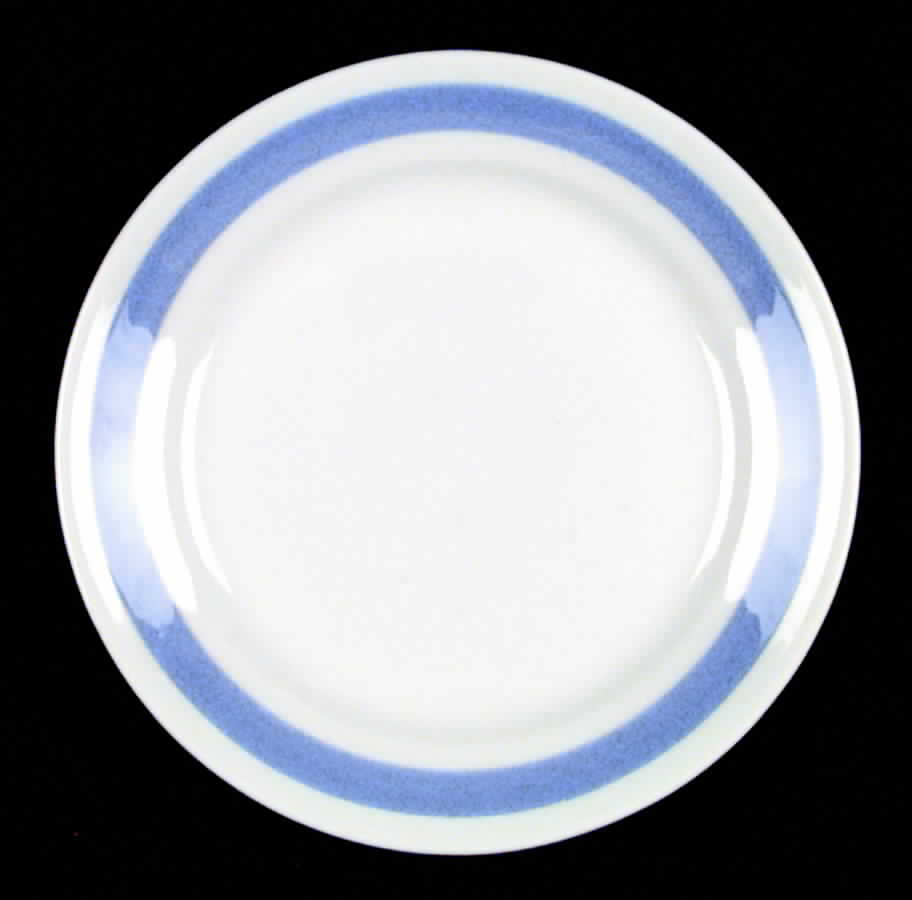 Ribbons Blue (White Background) Dinner Plate by Arabia of Finland-1