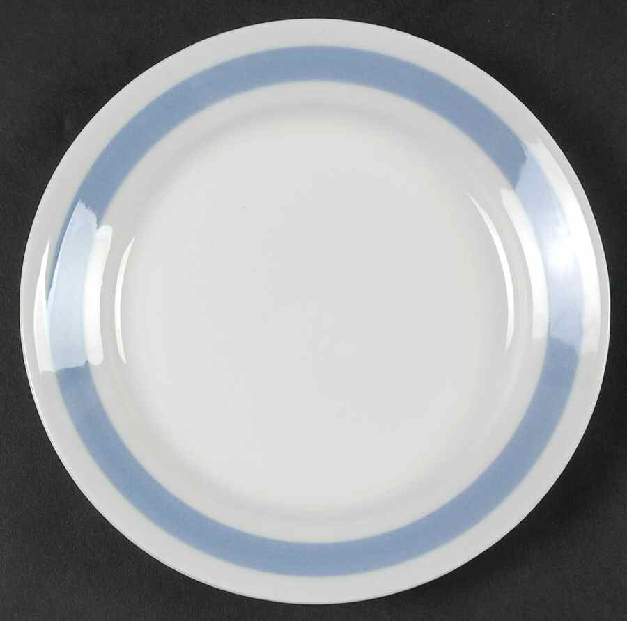Ribbons Blue (White Background) Bread & Butter Plate by Arabia of Finland-1