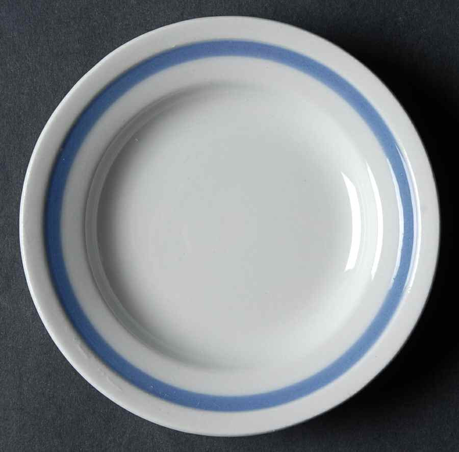 Ribbons Blue (White Background) Coaster by Arabia of Finland-1
