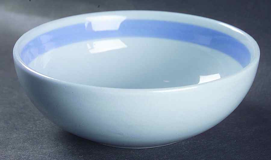 Ribbons Blue (Light Blue Background) Fruit/Dessert (Sauce) Bowl by Arabia of Finland-1