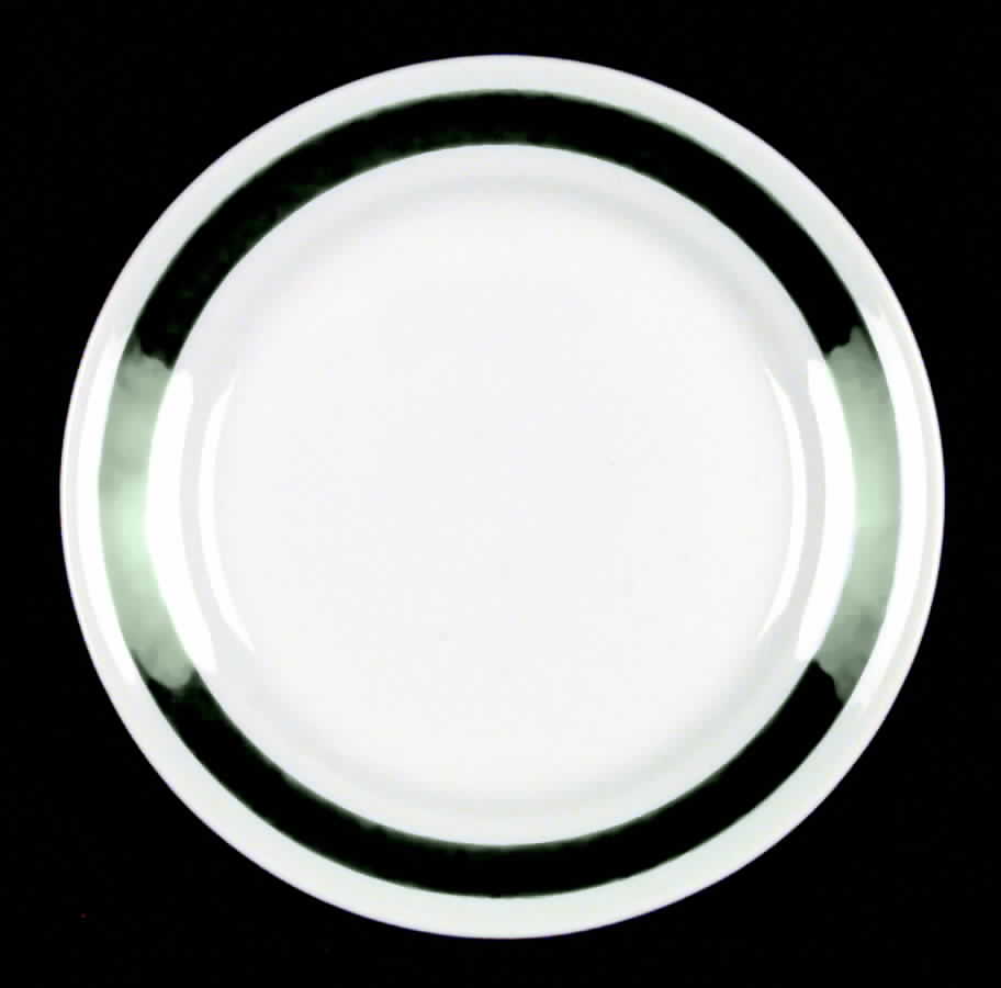 Ribbons Black Dinner Plate by Arabia of Finland-1
