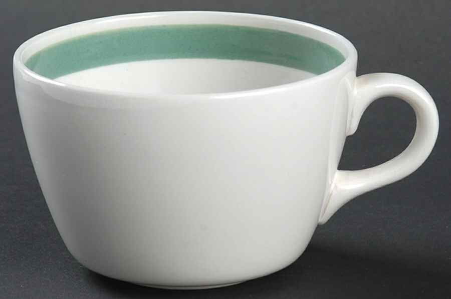 Ribbons Green Flat Cup by Arabia of Finland-1