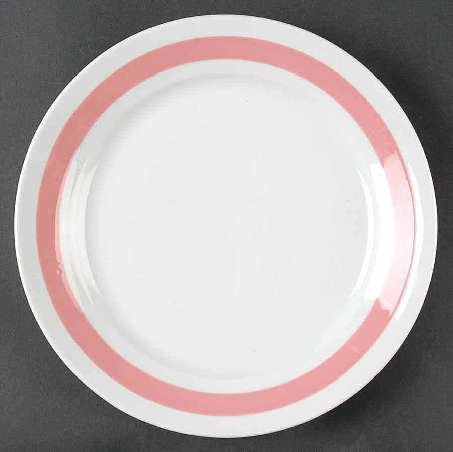 Ribbons Pink Dinner Plate by Arabia of Finland-1