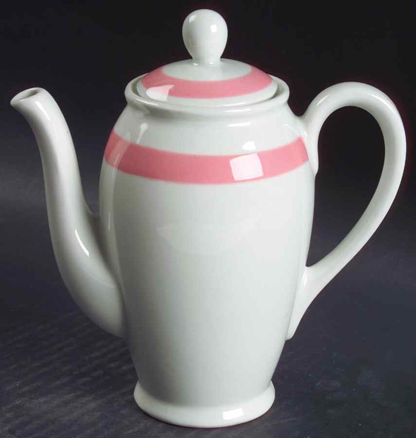 Ribbons Pink Mini Coffee Pot & Lid by Arabia of Finland-1