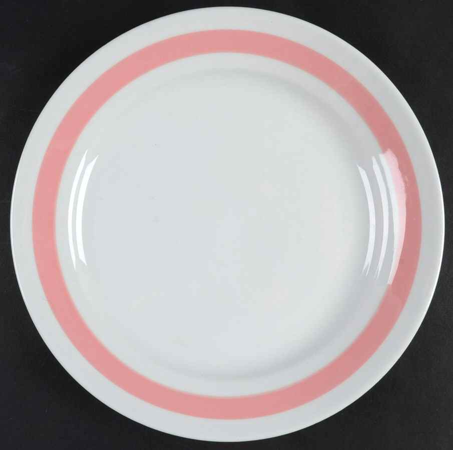 Ribbons Pink Luncheon Plate by Arabia of Finland-1