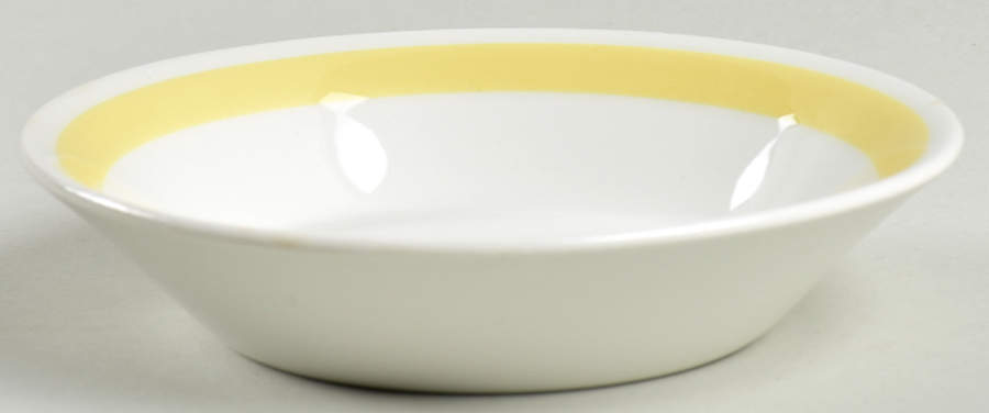 Ribbons Yellow Fruit/Dessert (Sauce) Bowl by Arabia of Finland-1