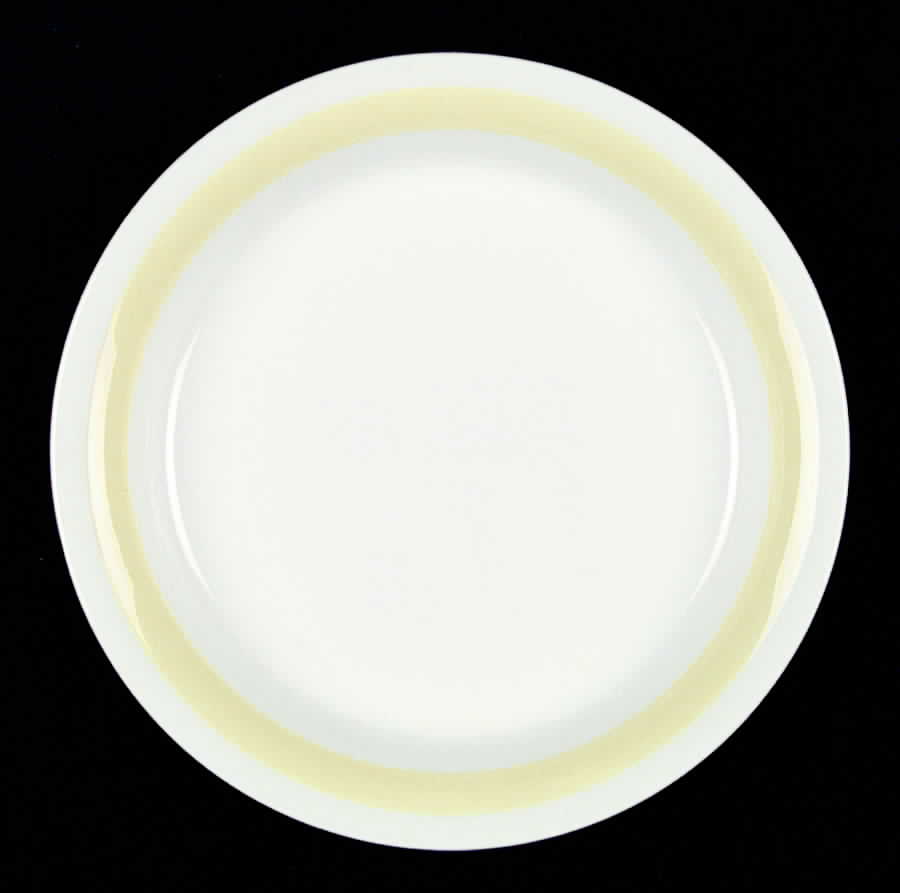 Ribbons Yellow Luncheon Plate by Arabia of Finland-1