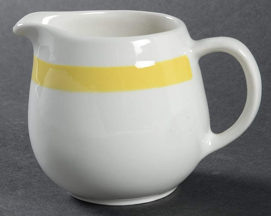 Ribbons Yellow Creamer by Arabia of Finland-1
