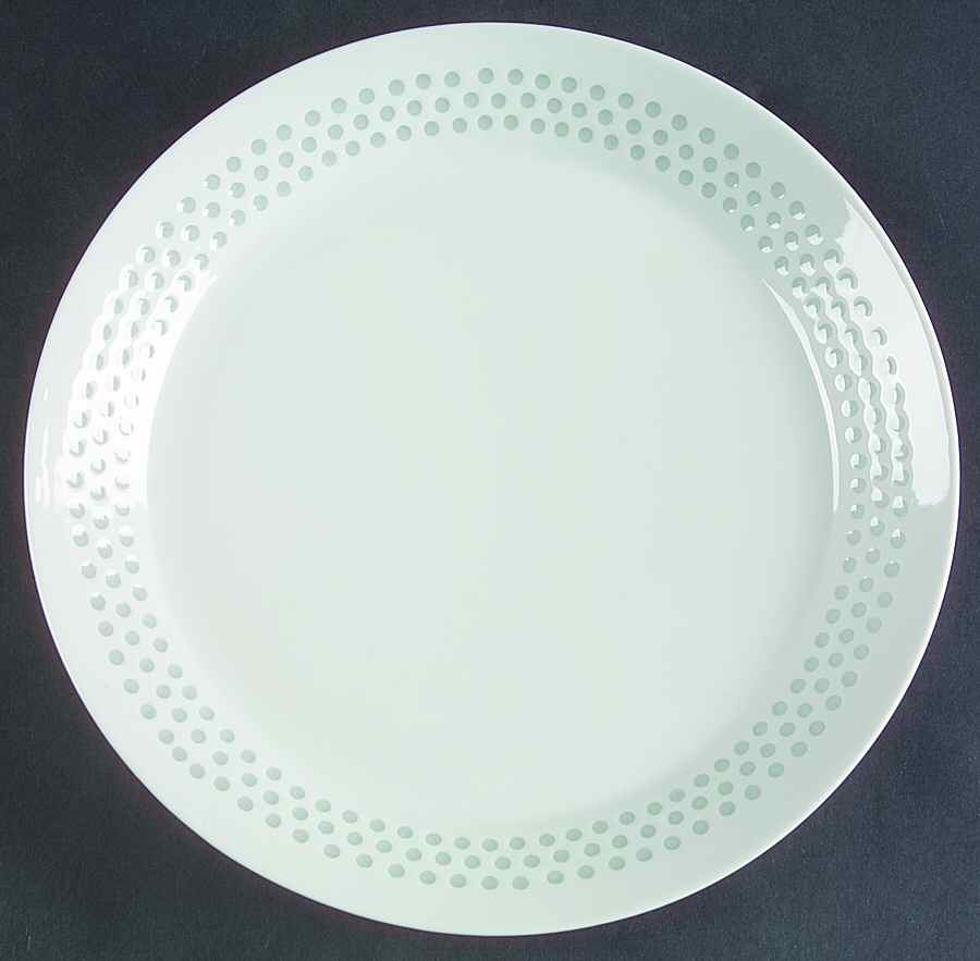 Rice (Dots) Luncheon Plate by Arabia of Finland-1