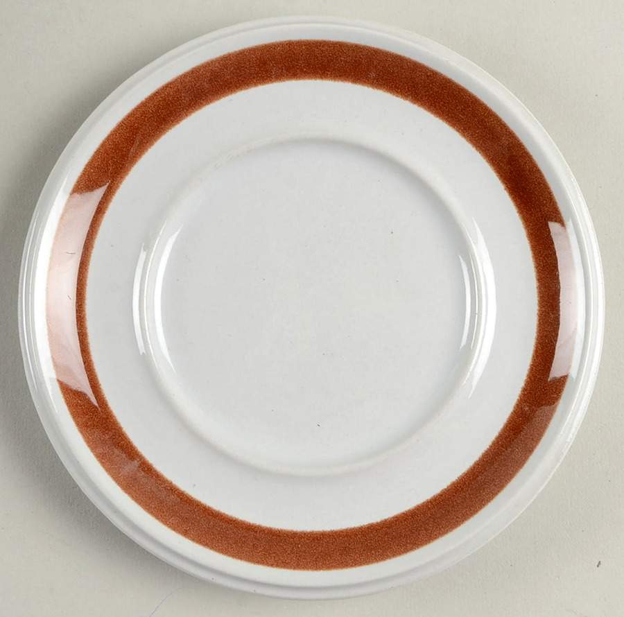 Rosmarin Brown Saucer by Arabia of Finland-1