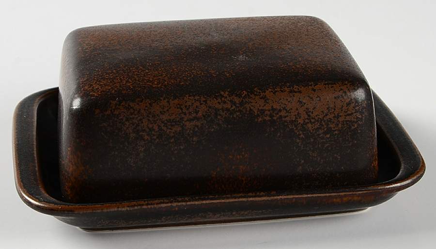 Ruska Rectangular Covered Butter by Arabia of Finland-1