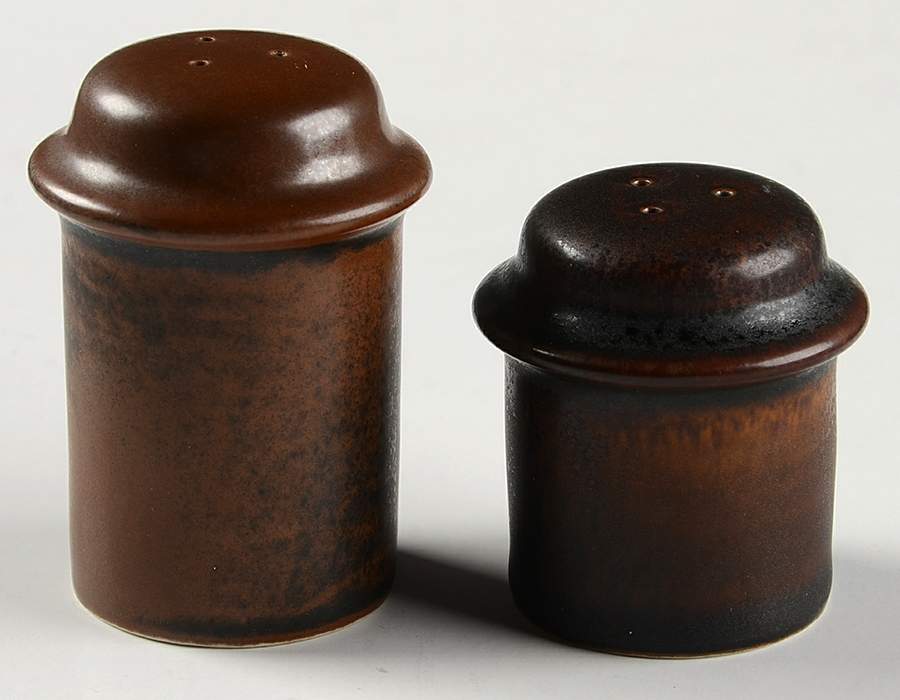 Ruska Salt & Pepper Set by Arabia of Finland-1