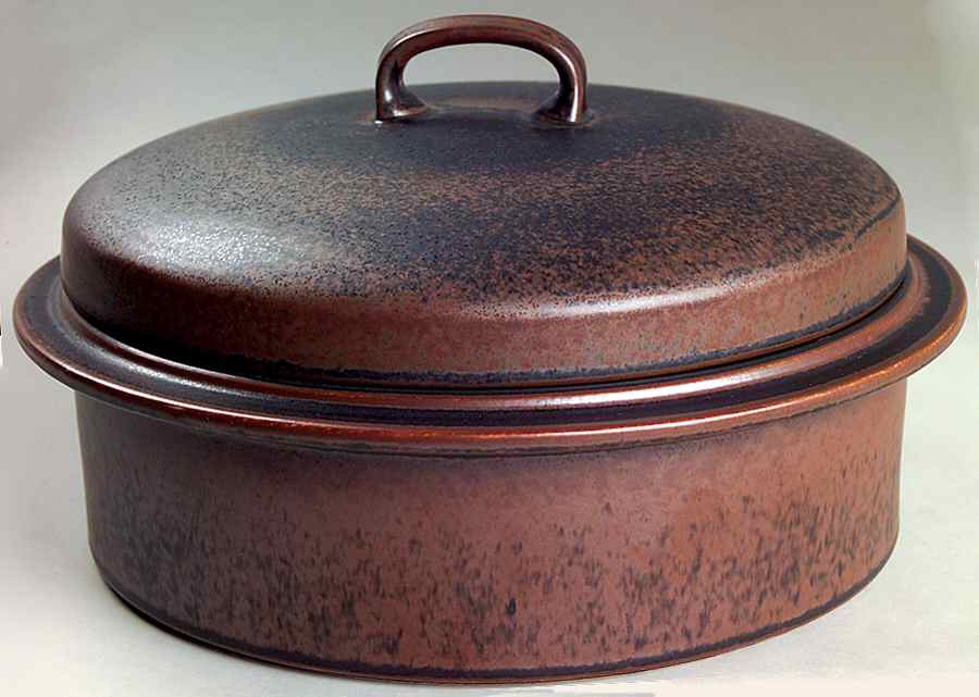 Ruska 3 Quart Round Covered Casserole by Arabia of Finland-1