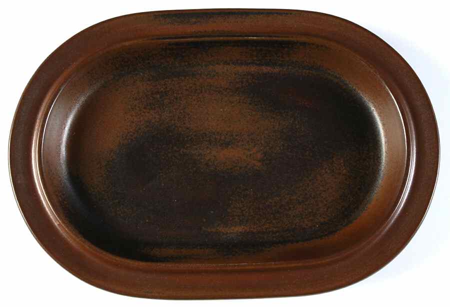 Ruska 14" Oval Serving Platter by Arabia of Finland-1