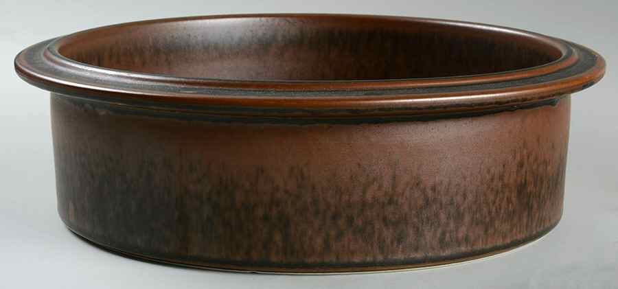 Ruska 3 Quart Round Casserole No Lid by Arabia of Finland-1