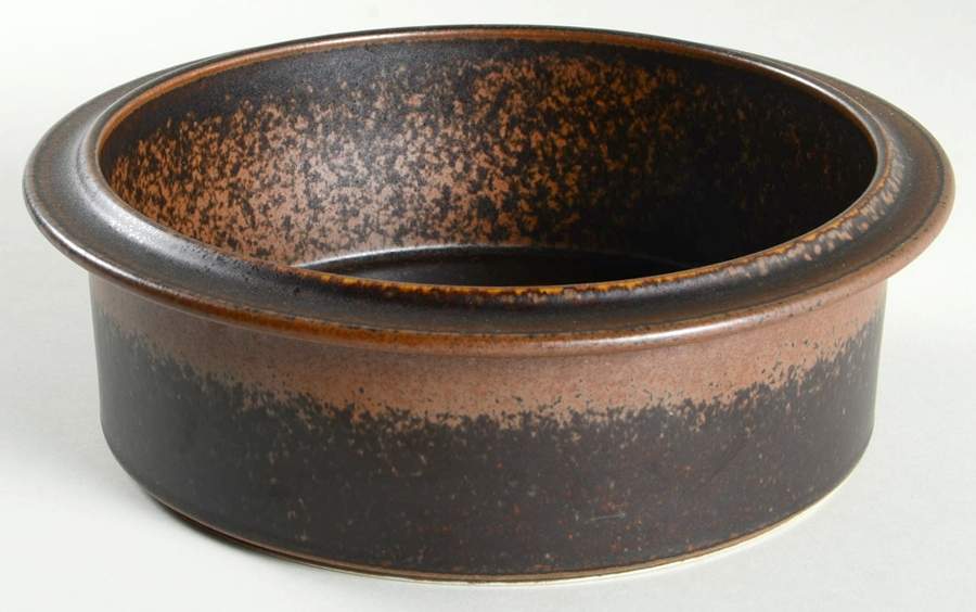 Ruska 2.25 Qt Round Casserole No Lid by Arabia of Finland-1