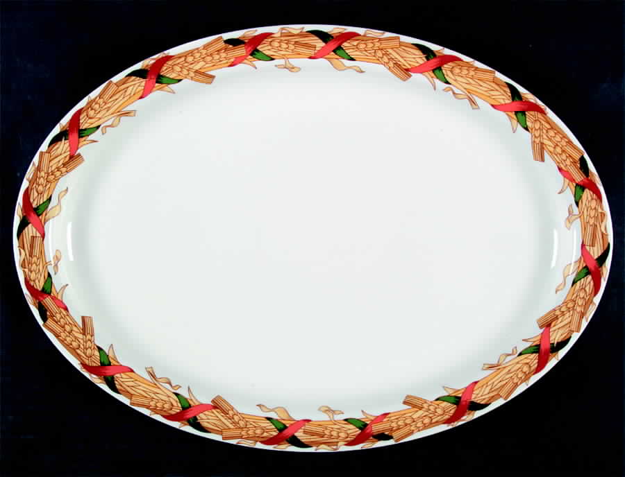 Santa Arctica 16" Oval Serving Platter by Arabia of Finland-1