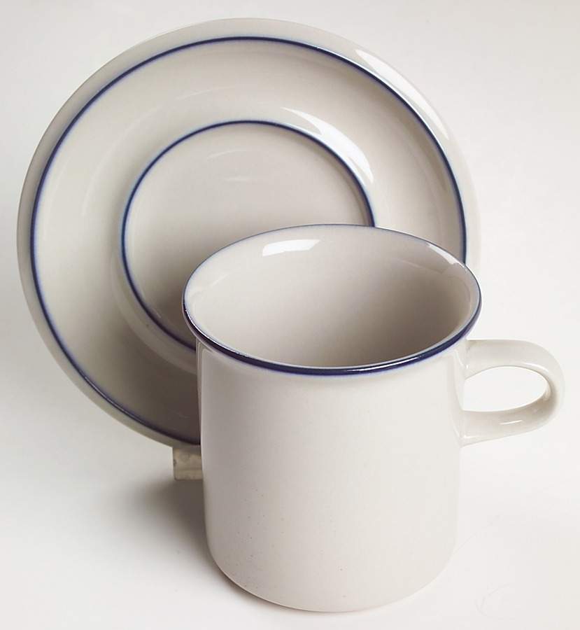 Saimaa Flat Cup & Saucer Set by Arabia of Finland-1
