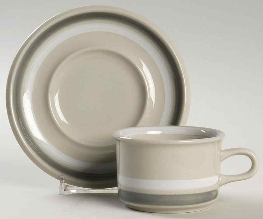 Salla Flat Demitasse Cup & Saucer Set by Arabia of Finland-1