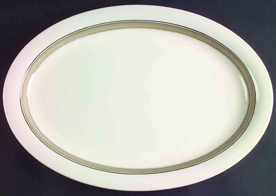 Seita Arctica 17" Oval Serving Platter by Arabia of Finland-1