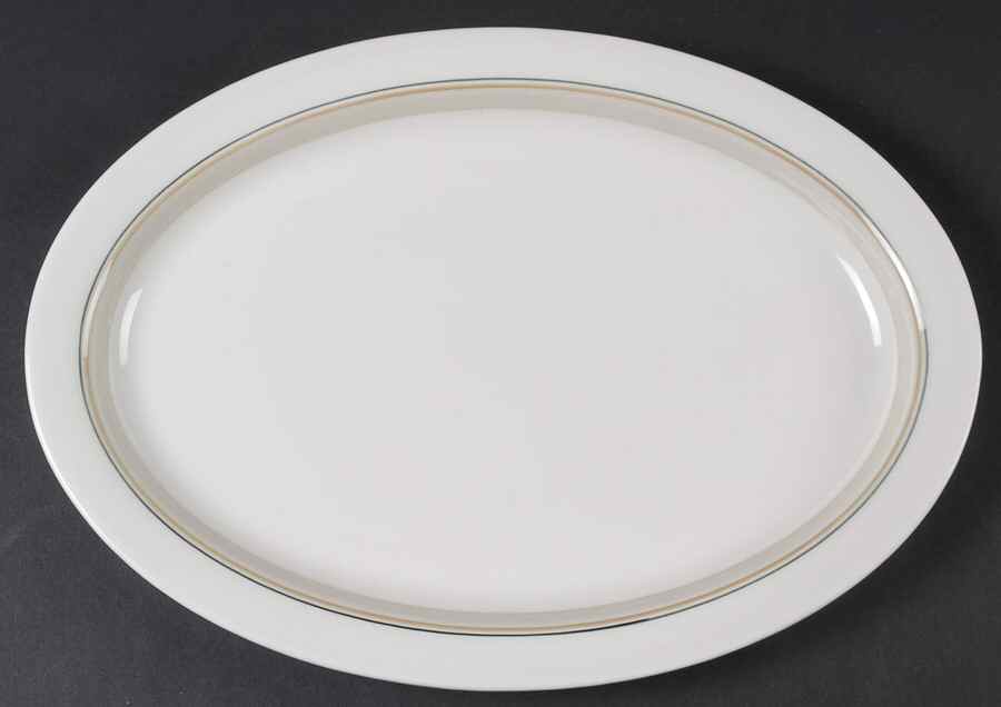 Seita Arctica 14" Oval Serving Platter by Arabia of Finland-1