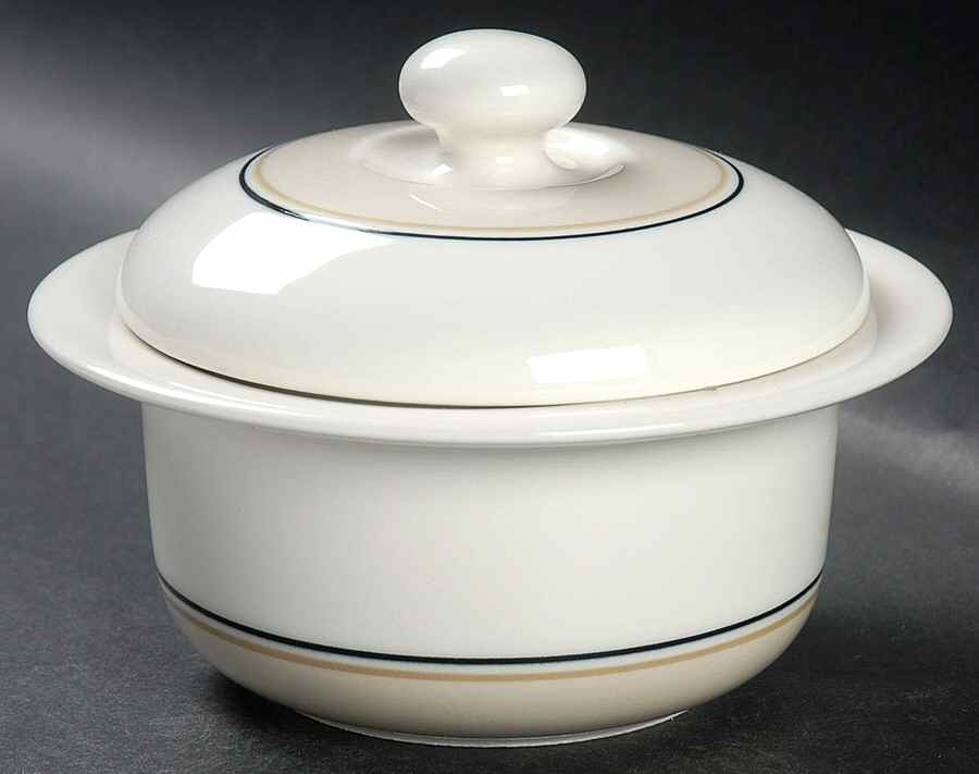 Seita Arctica Sugar Bowl & Lid by Arabia of Finland-1