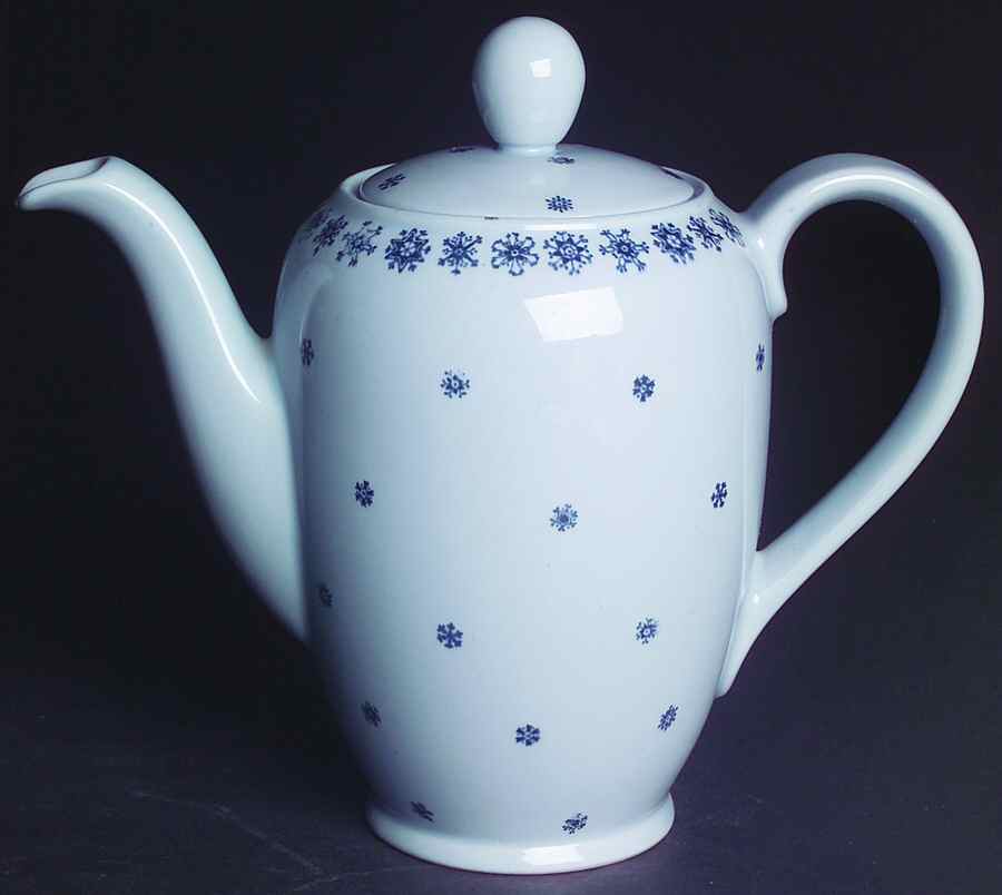 Snowflake Coffee Pot & Lid by Arabia of Finland-1