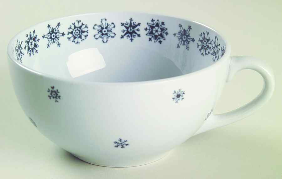Snowflake Flat Cup by Arabia of Finland-1